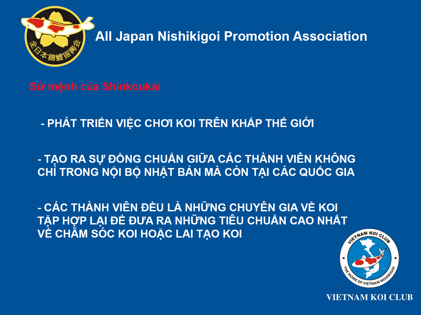 Hội thảo cá Koi Nhật Bản Japan Nishikigoi Seminar 2017 tại Việt Nam