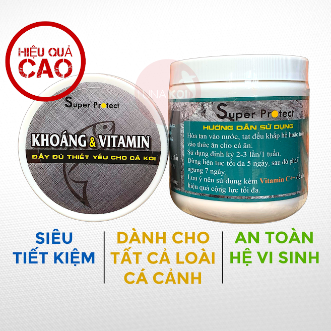 khoáng vitamin cần thiết cho cá koi