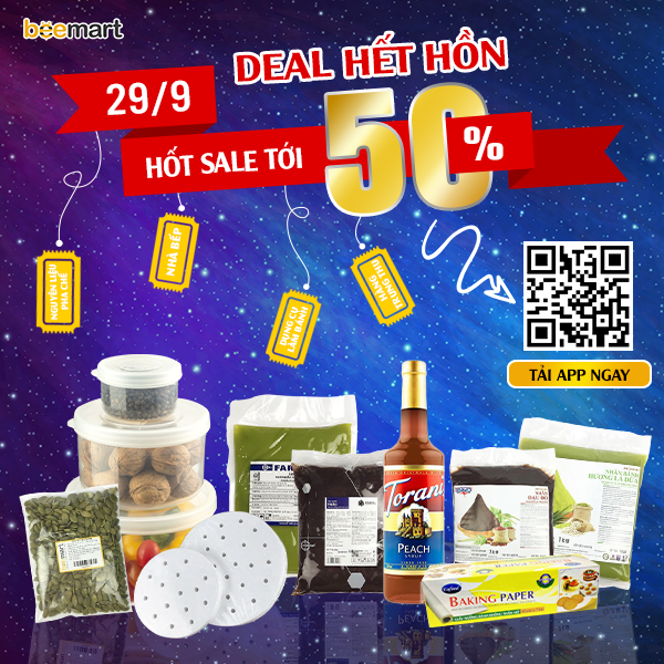 29/9 DEAL SALE HẾT HỒN TỚI 50% - TẢI APP NGAY!