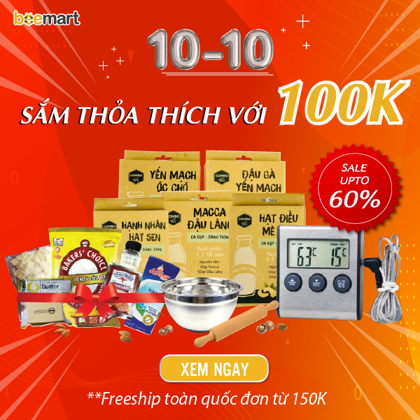 HOT SALE 10.10 - SẮM THỎA THÍCH VỚI 100K
