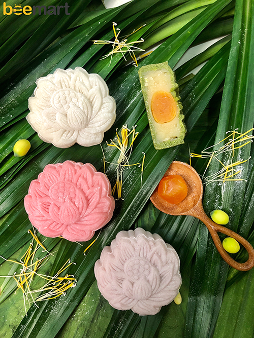 Khuôn trung thu lò xo 150gr 1 mặt hoa sen