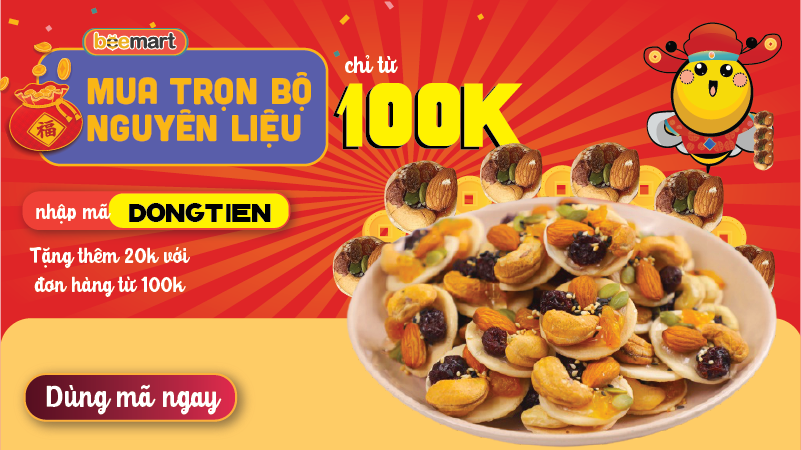 Cách làm bánh đồng tiền mix hạt siêu HOT mùa tết