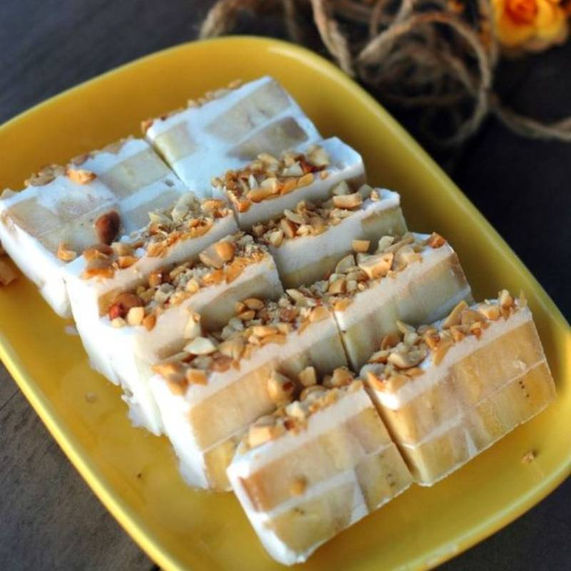 cách làm kem chuối