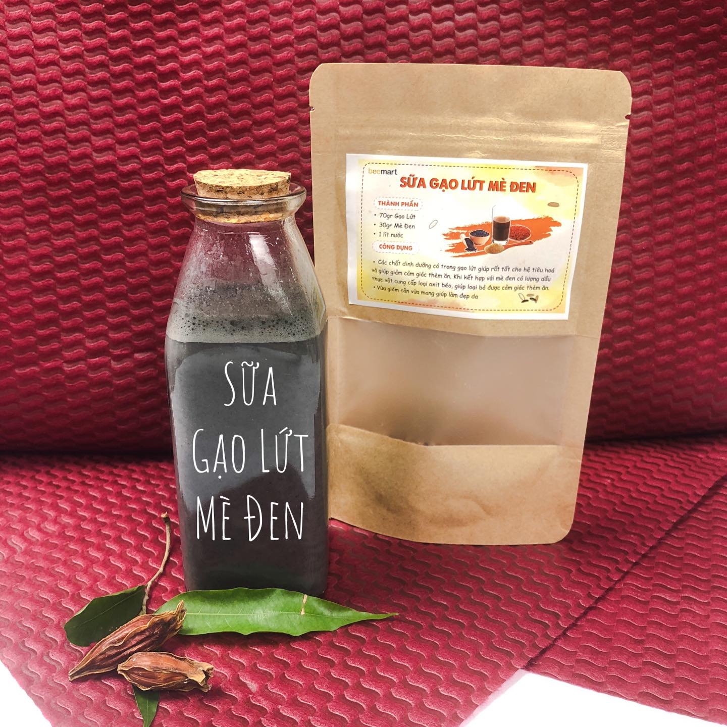 Sữa gạo lứt mè đen