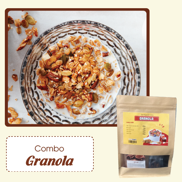 Cách làm Granola cực ngon không béo đơn giản tại nhà