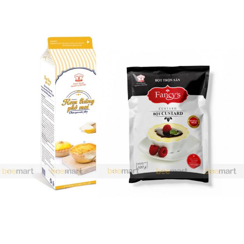 kem trứng dừa nướng