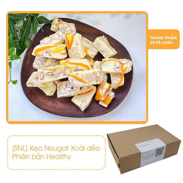 Nguyên liệu làm kẹo nougat healthy đơn giản, tiện lợi