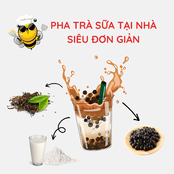 nguyên liệu trà sữa làm ngay tại nhà