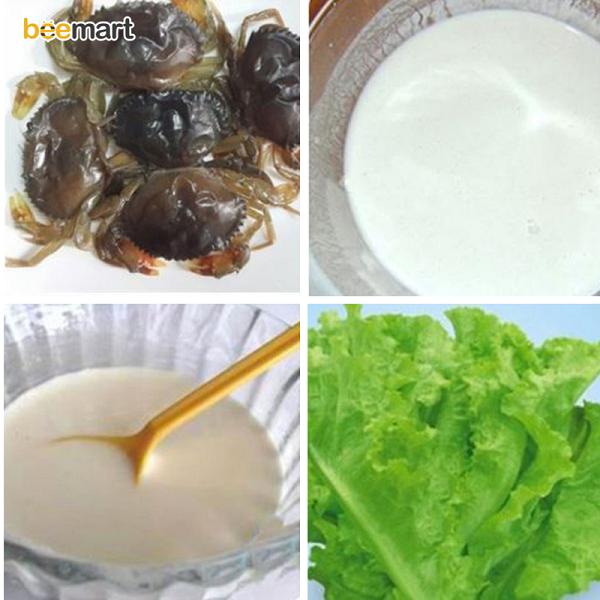 Sơ chế nguyên liệu cua lột sốt me