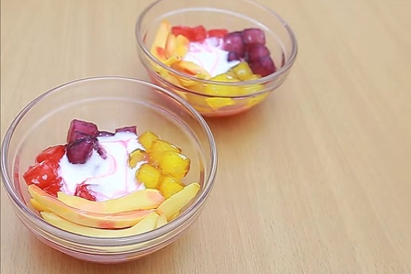 Thành phẩm sữa chua mít