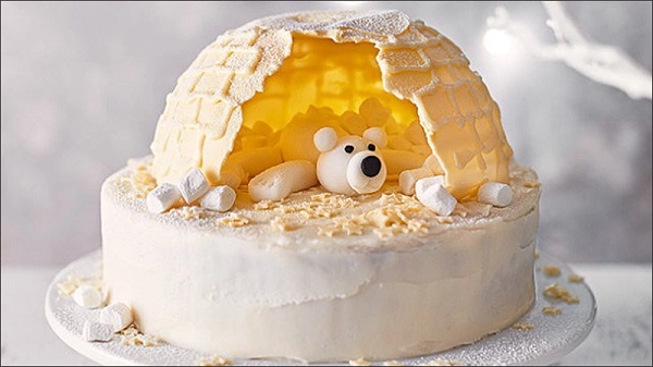 Trang trí bánh kem Noel