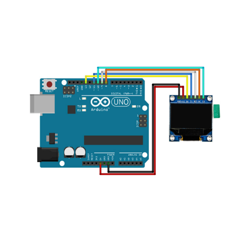 MÀN HÌNH OLED 0.96INCH 12864 GIAO TIẾP IIC SPI 4