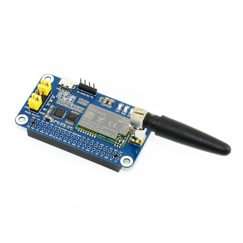 Module truyền dữ liệu Lora SX1262 dải tần 868MHz HAT cho Raspberry Pi