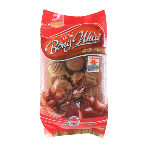 Bánh bông nhài vị cà phê Bảo Minh gói 180g