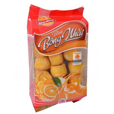 Đại lý Bánh bông nhài vị cam Bảo Minh 180gr