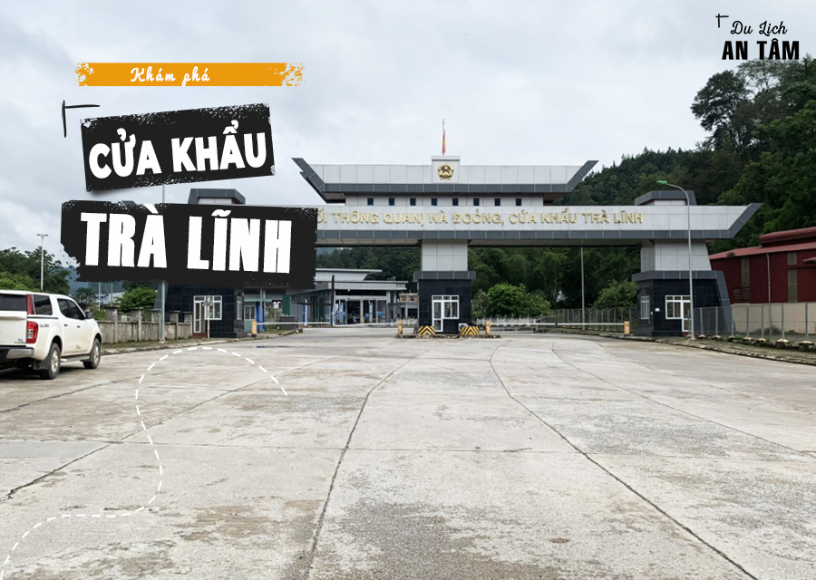 Lối thông quan cửa khẩu Trà Lĩnh