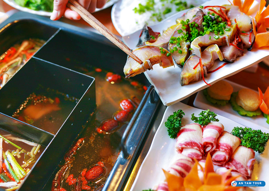 Lẩu cá tầm Đà Lạt