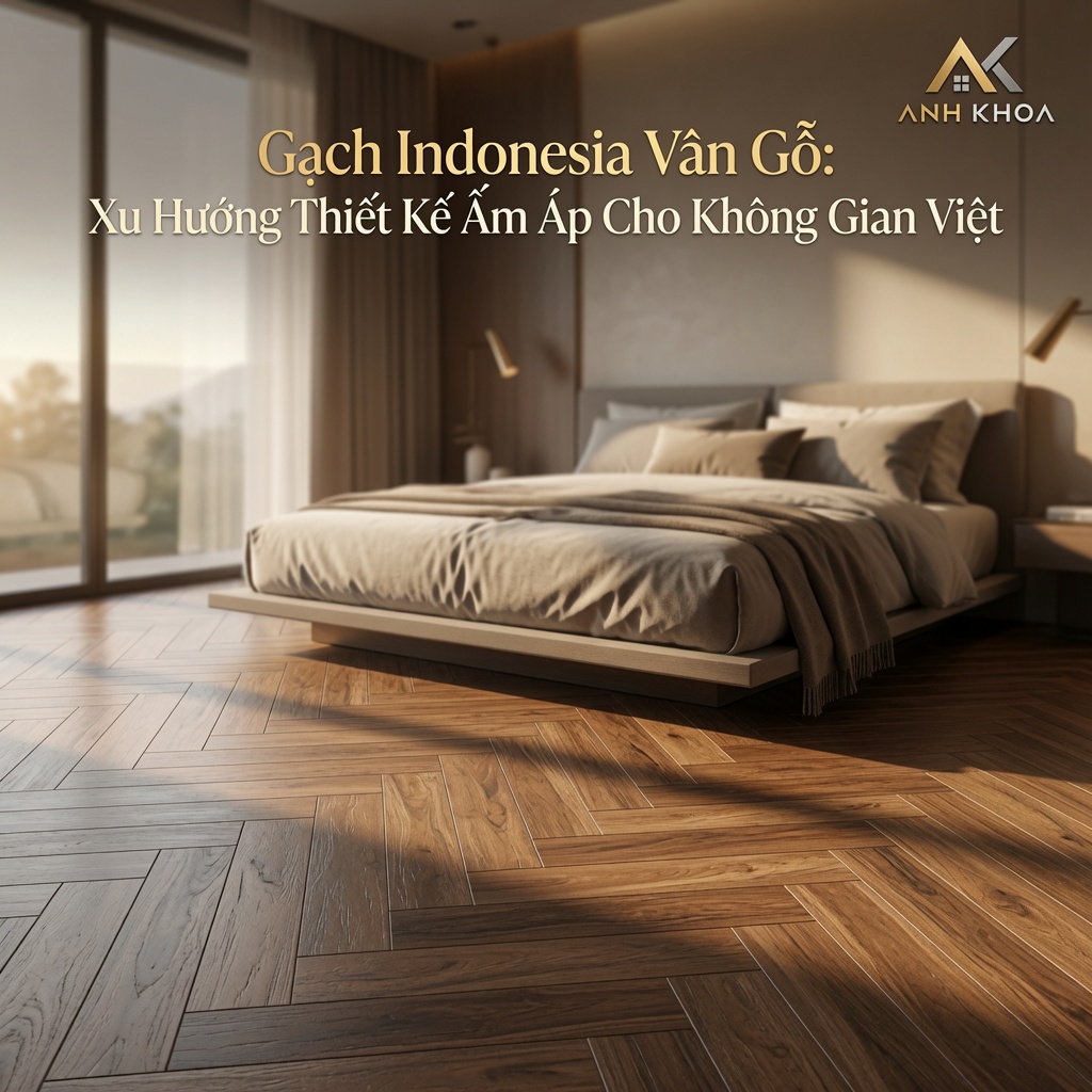 Gạch Indonesia Vân Gỗ: Xu Hướng Thiết Kế Ấm Áp Cho Không Gian Việt