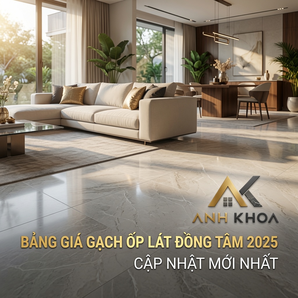 Bảng Giá Gạch Ốp Lát Đồng Tâm 2025: Báo Giá Chi Tiết & Kinh Nghiệm Chọn Gạch Cho Mọi Không Gian