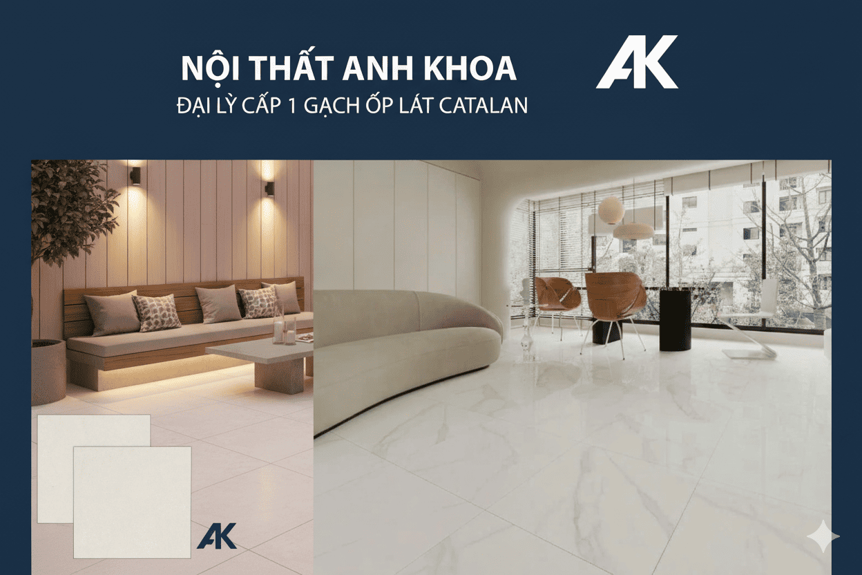 Kinh nghiệm chọn gạch ốp lát cho từng không gian trong nhà