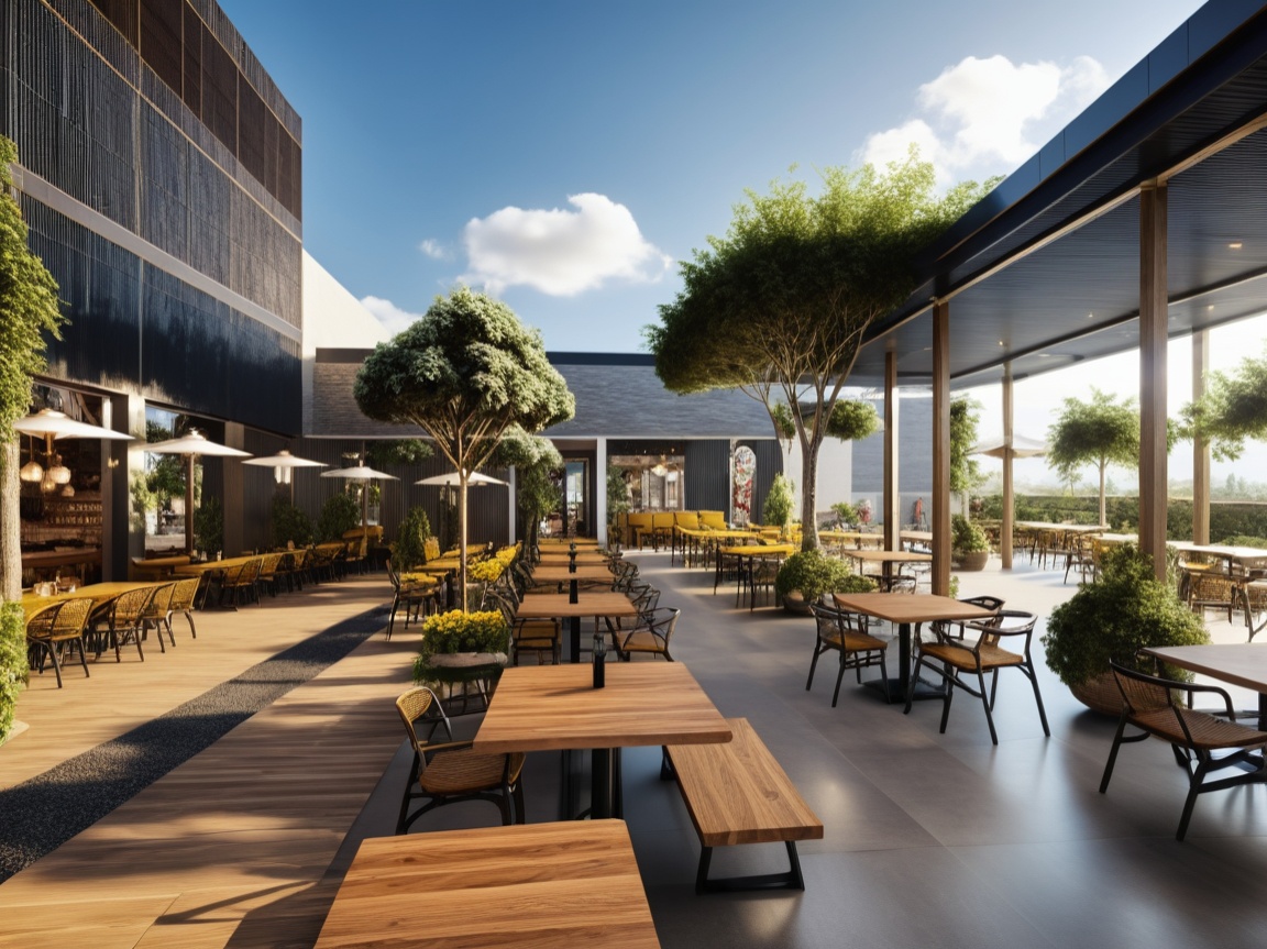 Phác thảo không gian quán cafe