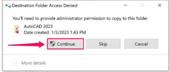 Crack AutoCAD 2023 Bước 5