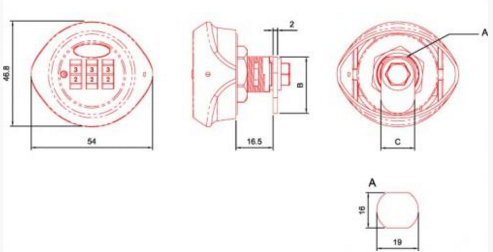 Cách sử dụng khóa ngăn kéo bàn hoặc cánh cửa tủ mật mã an toàn KT3036S3