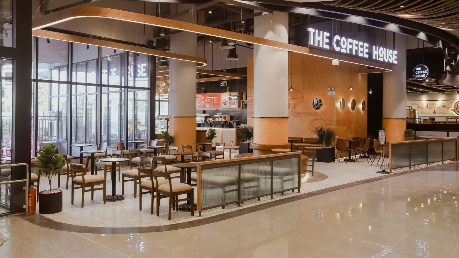 Một góc quán cafe cafe kết hợp các sản phẩm Vinahardware