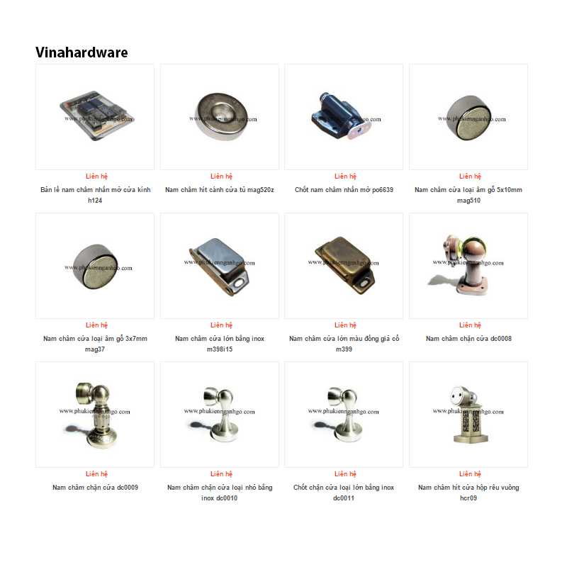 Nam châm chốt chặn cửa