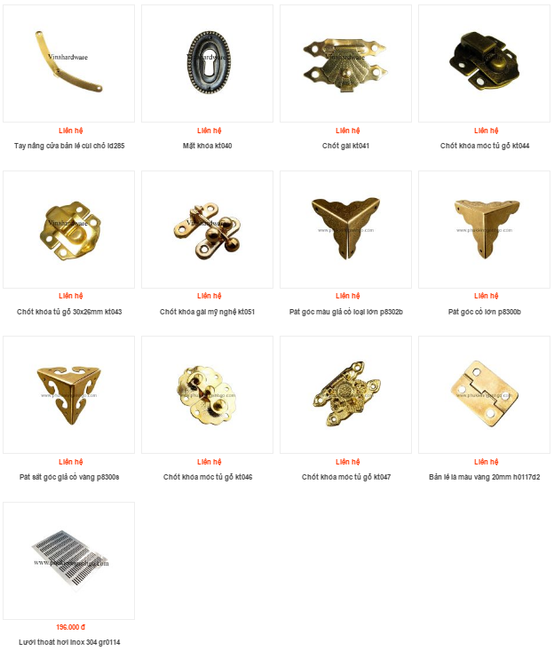 Các sản phẩm phụ kiện dành cho gỗ mỹ nghệ