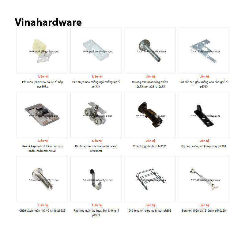 Phụ kiện gia công tủ bếp