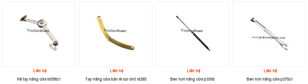 Các loại tay nâng cây chống cánh cửa tủ