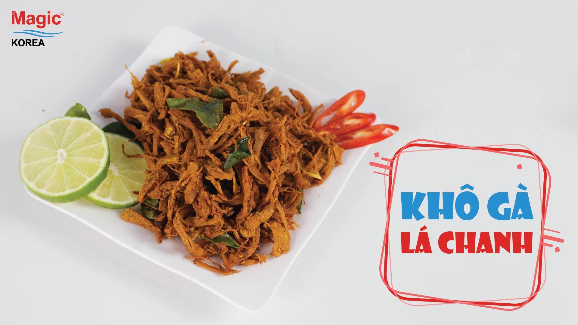 Hướng dẫn làm Khô gà lá chanh bằng Nồi chiên không dầu