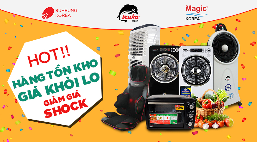 Xả hàng tồn kho - giá khỏi lo