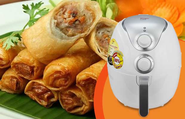 Hướng dẫn chiên chả giò bằng nồi chiên Magic A-78