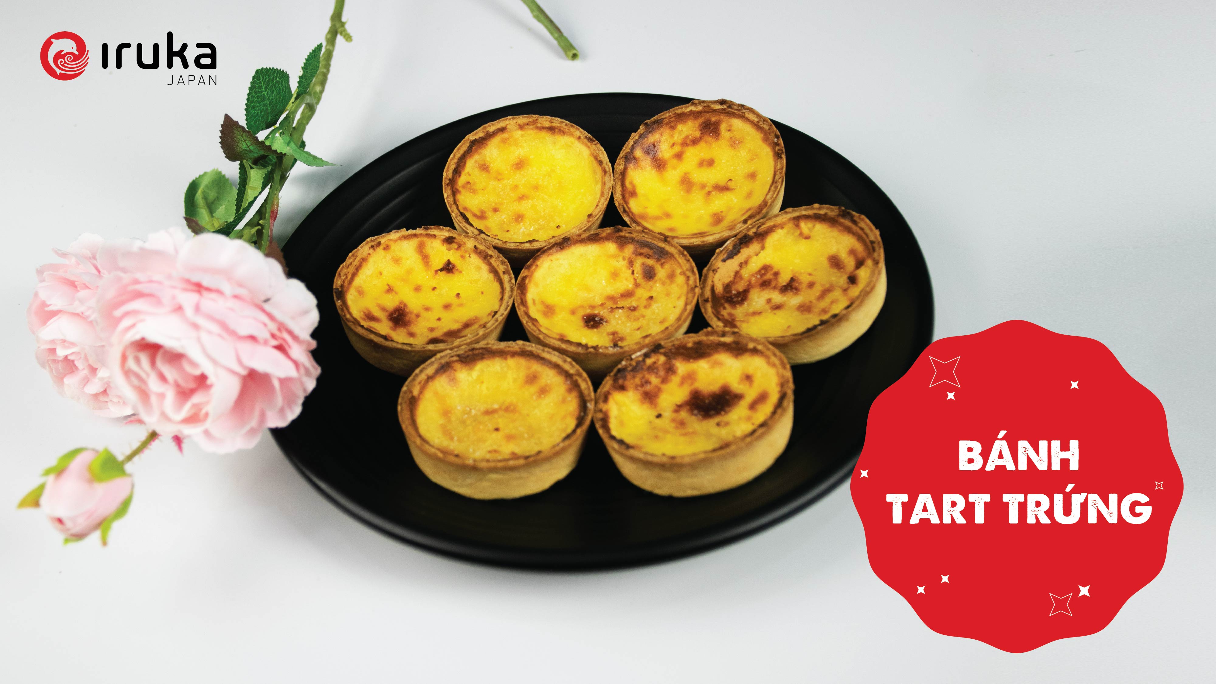 Hướng dẫn làm Bánh Tart trứng bằng nồi chiên không dầu Iruka I-67