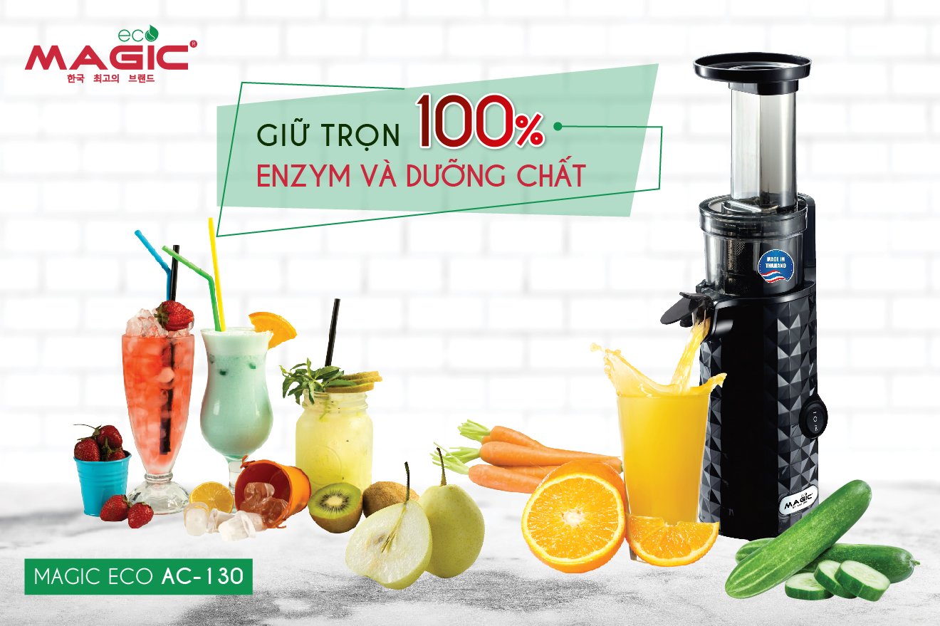 Máy ép tốc độ chậm thế hệ mới Magic Eco AC-130 12 2 efde53fe 25b8 4dc2 b734 bee9ddc38796