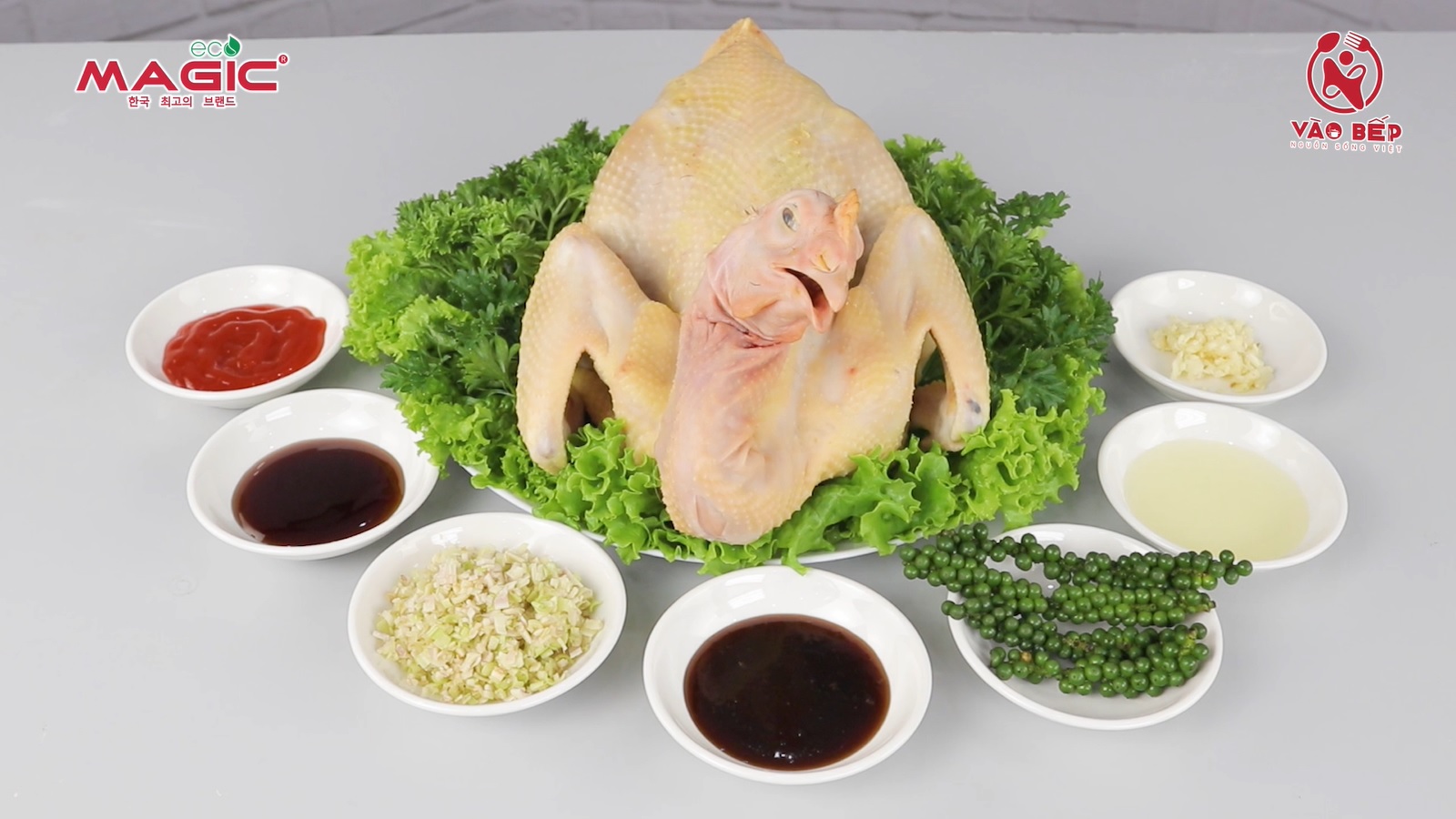 Món Gà nướng tiêu xanh bằng Nồi chiên không dầu Magic Eco AC-121 1 nguyen lieu 0bdcd4f7 d03e 4b0a 9b6d 091b47992efb