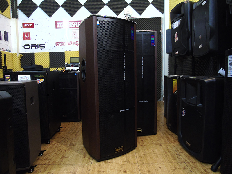 Loa di động dùng điện 2 bass công suất lớn Bosa F215