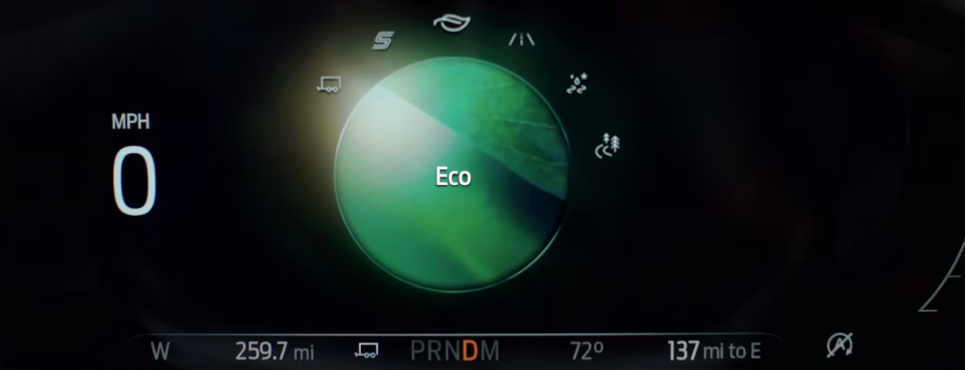 chế độ lái Eco trên Explorer
