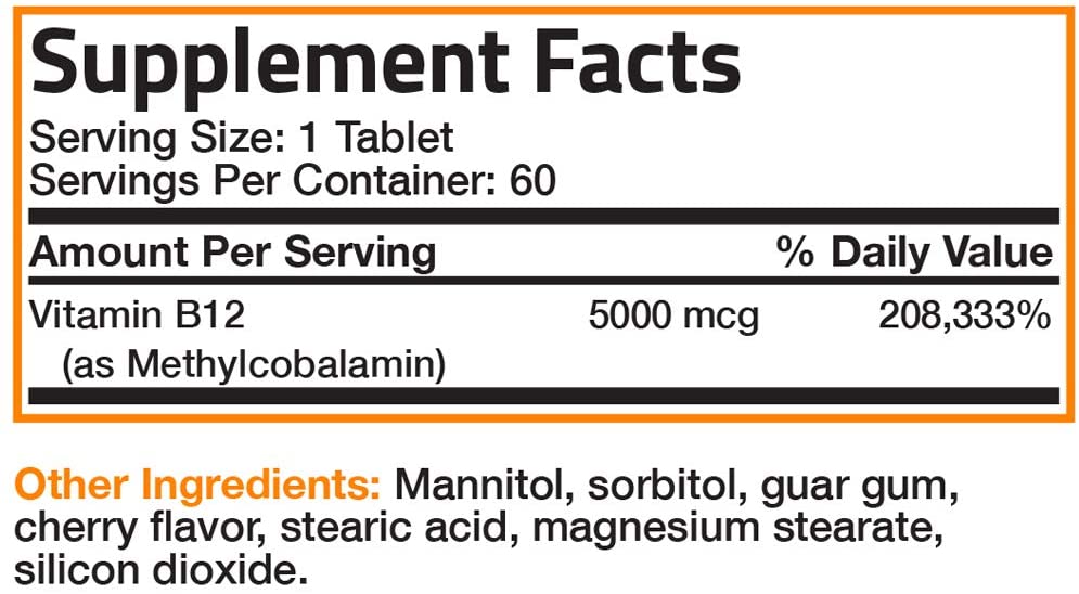 Bronson-Vitamin-B12-methylcobalamin-nutrition-fact-gymstore