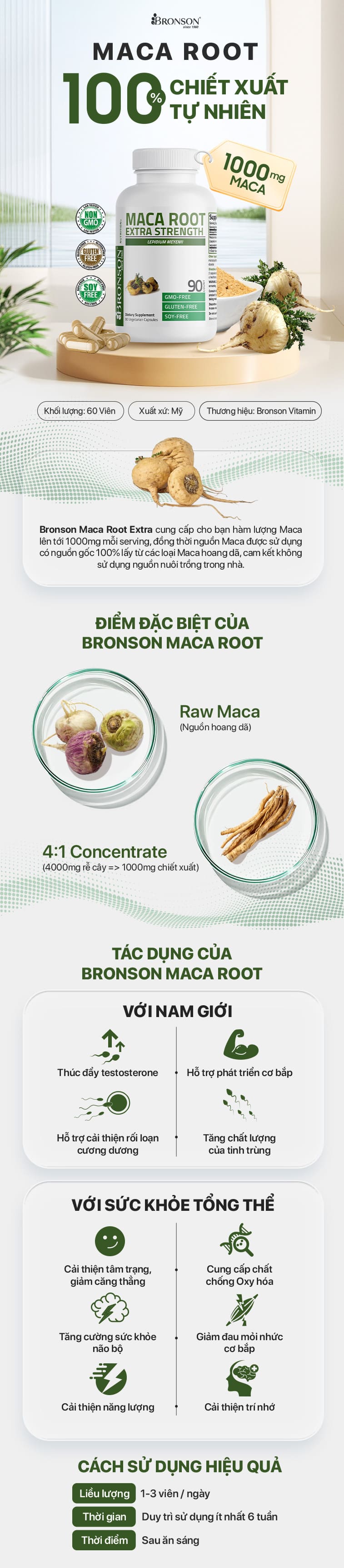 Bronson Maca Root Extra