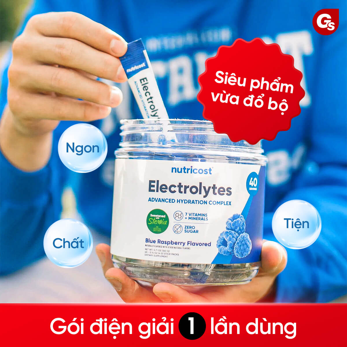 Gói lẻ nutricost Electrolyte - 1 Serving