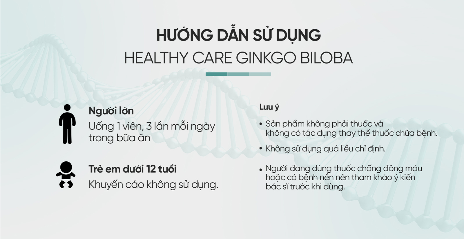 Healthy Care Ginkgo Biloba 2000 Hướng Dẫn Sử Dụng