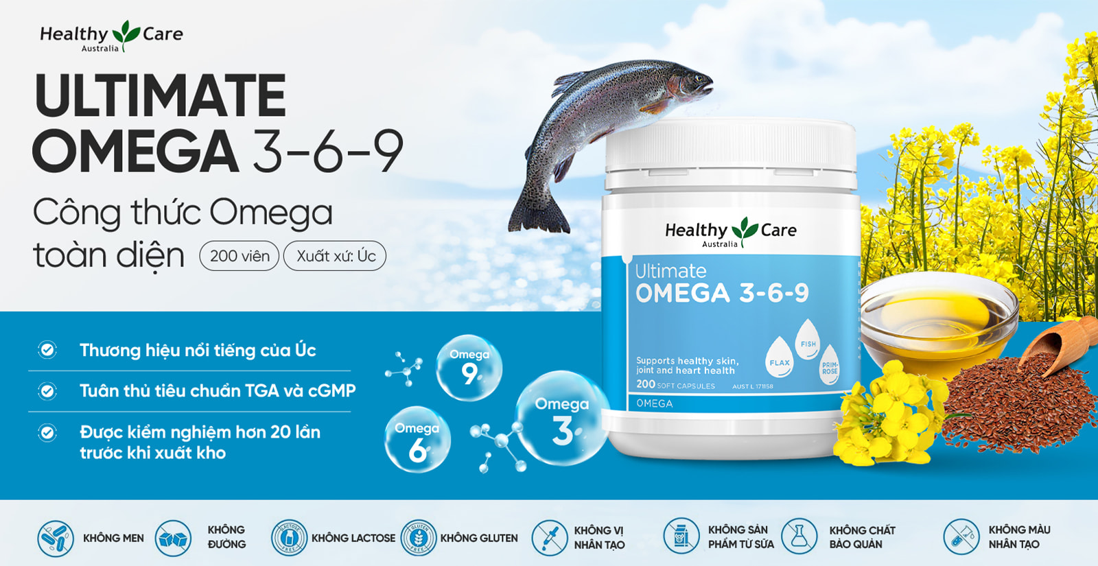 Healthy Care Ultimate Omega 3 6 9