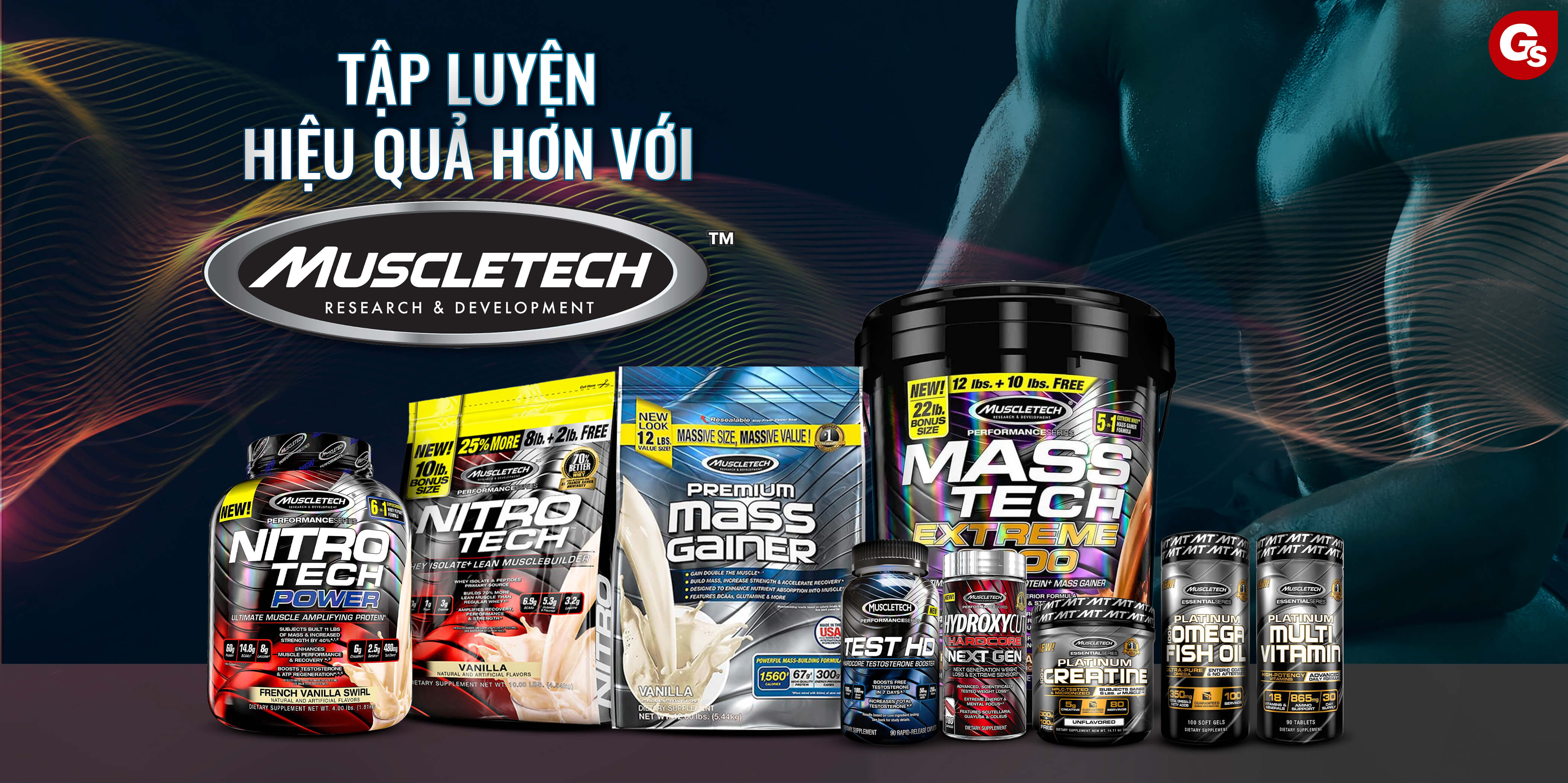 Muscletech  - Thương hiệu thực phẩm bổ sung uy tín lâu đời tại Mỹ