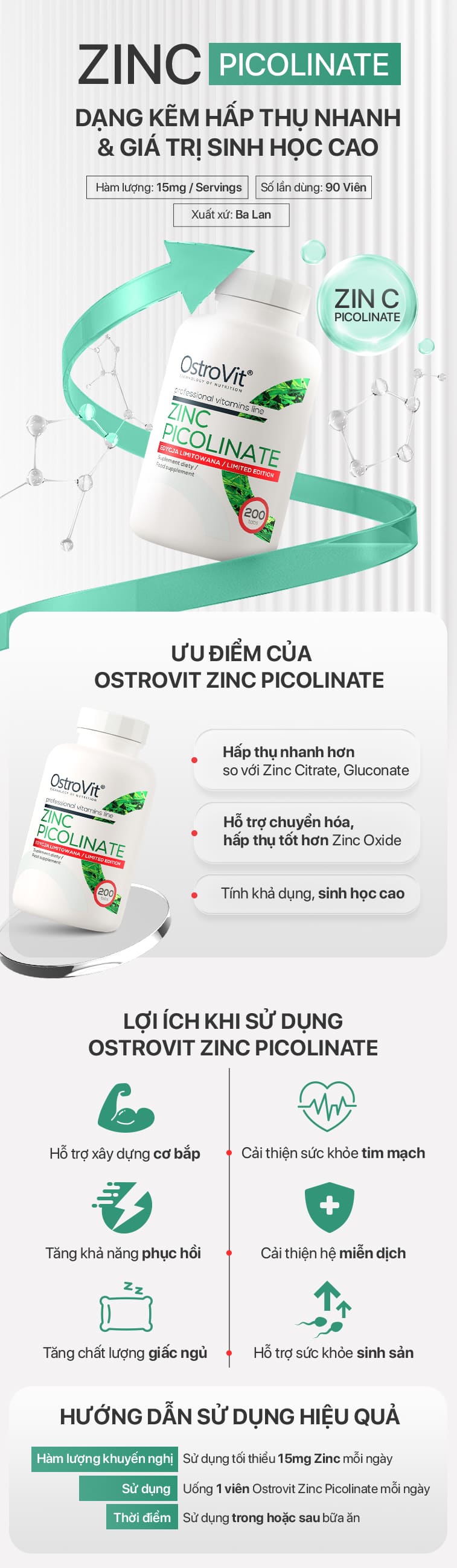 Ostrovit Zinc Picolinate