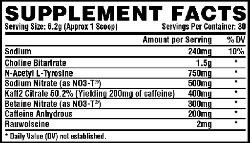 Outlift-Concentrate-nutrition-facts-gymstore-1