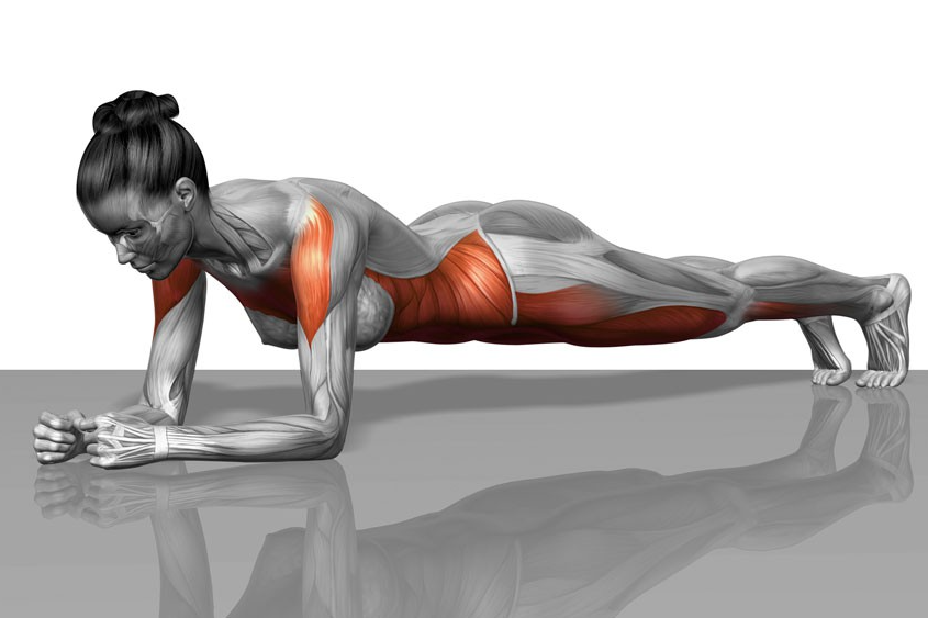 Plank nghiêng người