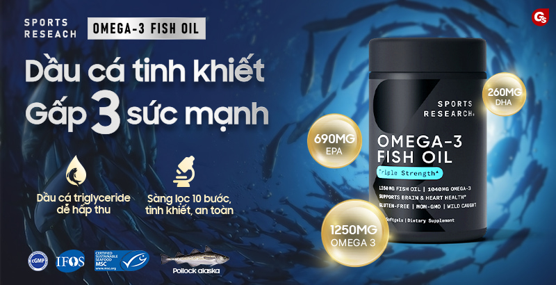 Sports Omega 3 Banner Gymstore 1